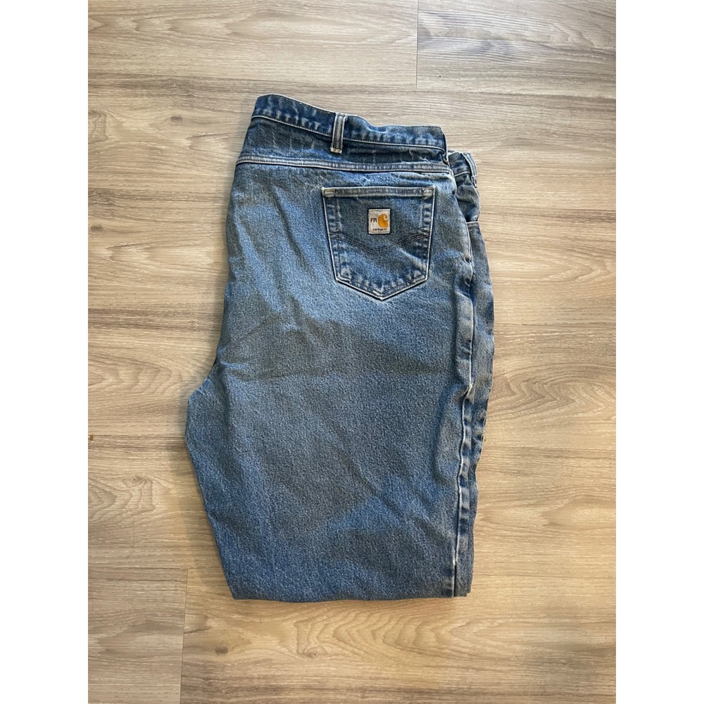Vintage Carhartt Fireproof Mens Jeans Workwear Utility Denim 90s